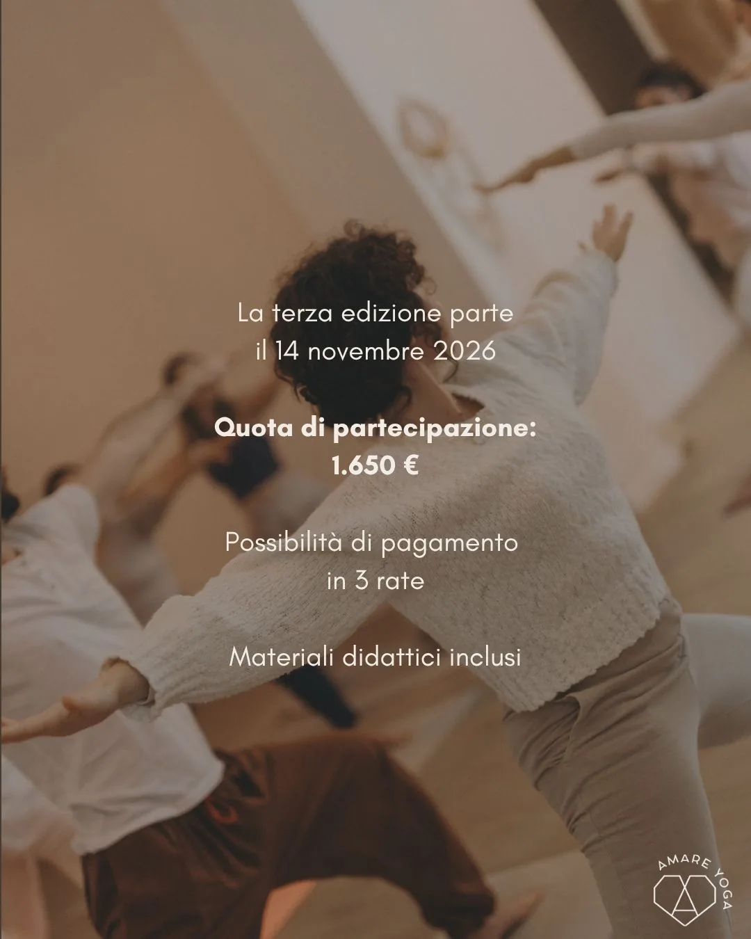 Instagram carousel for the Amare Yoga Teacher Training, slide 9 of 10