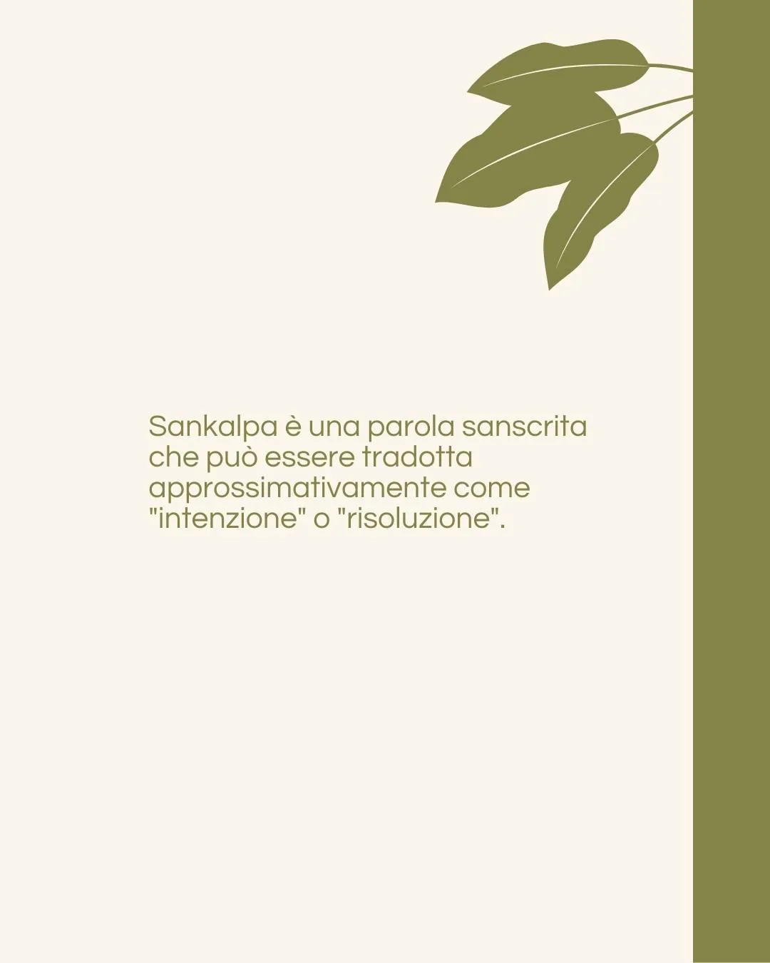 Instagram carousel “What is Sankalpa?”, slide 2 of 4
